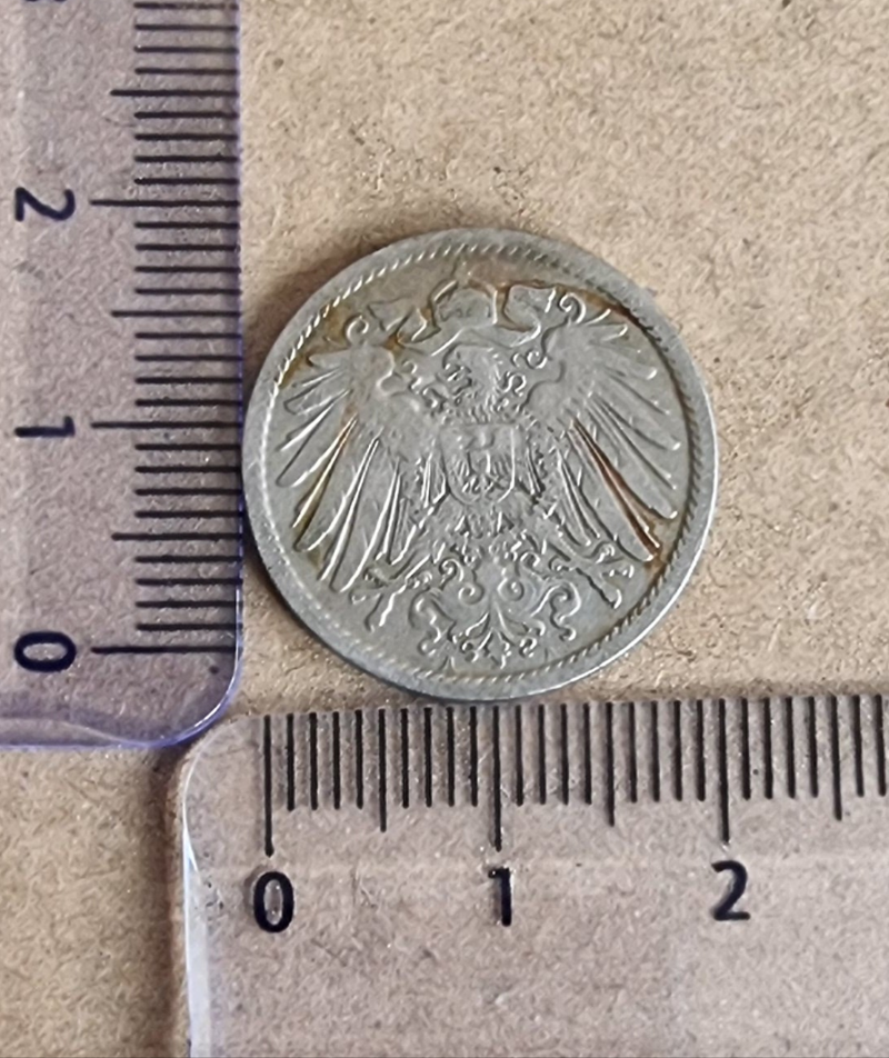 Deutsches Reich - 10 Pfennig - 1907 Bodenfund von Mo
